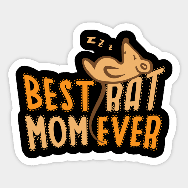 Best Rat Mom Ever Sticker by GuiltlessGoods